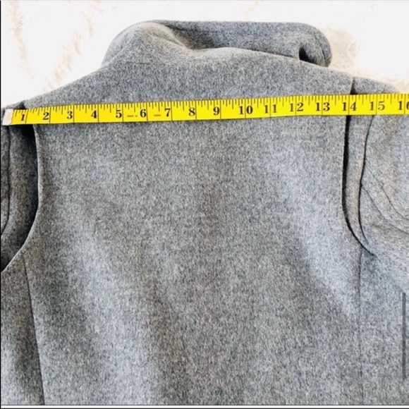 Rare! Stella McCartney Gray Wool Moto Biker Jacket Like New! - Picture 15 of 16